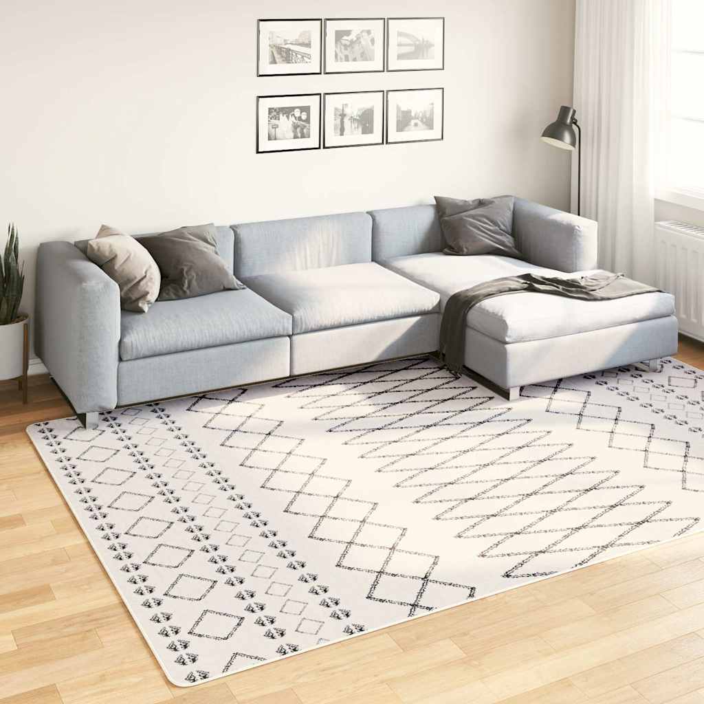 vidaXL Vloerkleed wasbaar anti-slip 80x150 cm meerkleurig