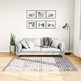 vidaXL Vloerkleed wasbaar anti-slip 80x150 cm meerkleurig