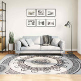 vidaXL Vloerkleed wasbaar anti-slip 80x150 cm meerkleurig