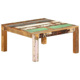 vidaXL Coffee Table 80x80x40 cm Solid Mango Wood