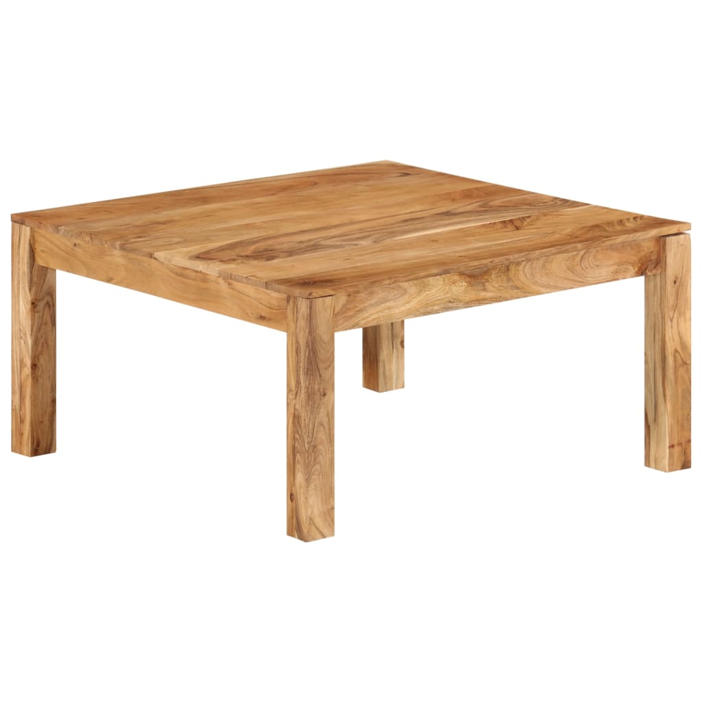 vidaXL Coffee Table 80x80x40 cm Solid Mango Wood