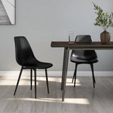 vidaXL Eetkamerstoelen 6 st PP wit