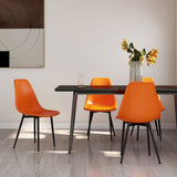 vidaXL Eetkamerstoelen 6 st PP wit