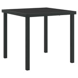 vidaXL Tuin Eettafel Set 3 pcs Bruin Poly rattan