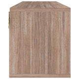 vidaXL Tv-meubel 88,5x27,5x30,5 cm bewerkt hout betongrijs