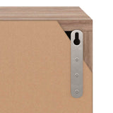 vidaXL Tv-meubel 88,5x27,5x30,5 cm bewerkt hout betongrijs