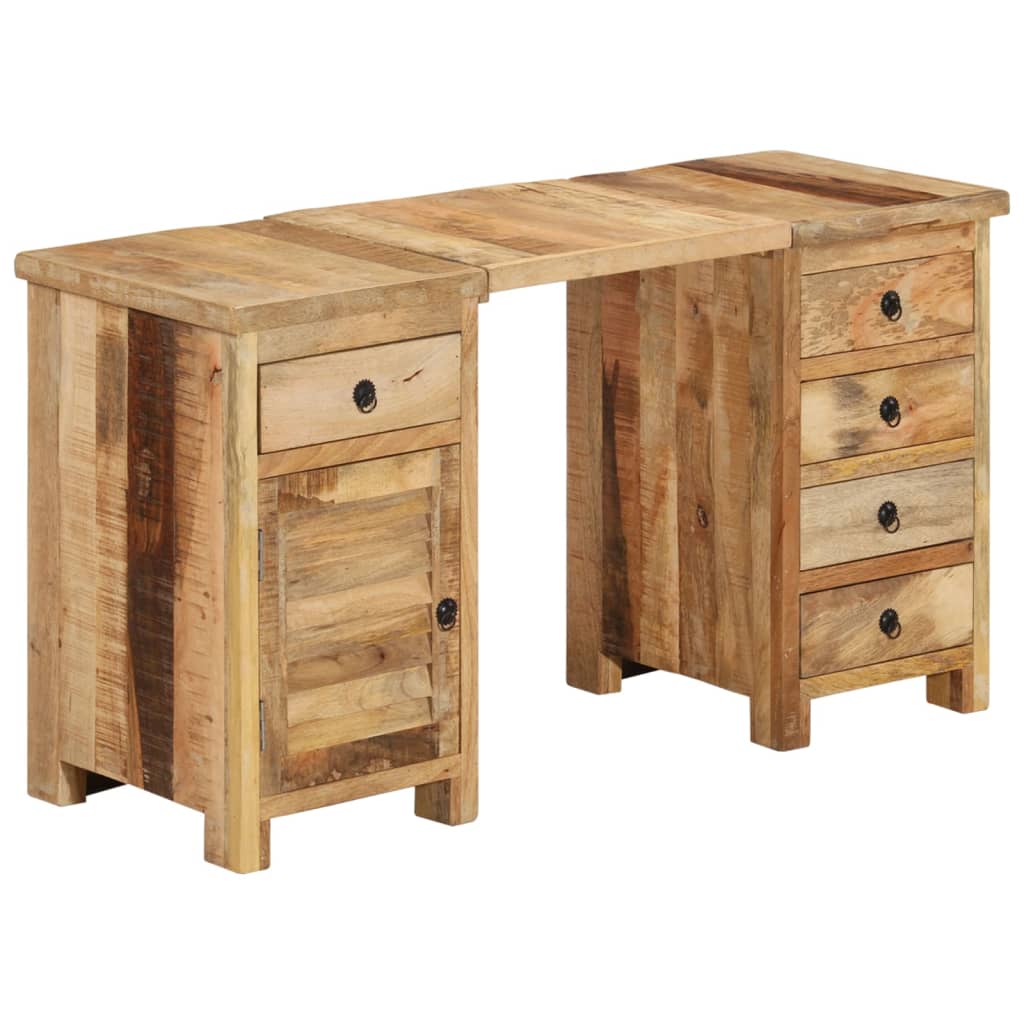 vidaXL Bureau 140x50x77 cm bois recyclé massif