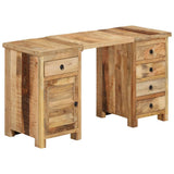 vidaXL Bureau 140x50x77 cm bois recyclé massif
