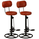 vidaXL Bar Stools 2 pcs Solid Reclaimed Wood
