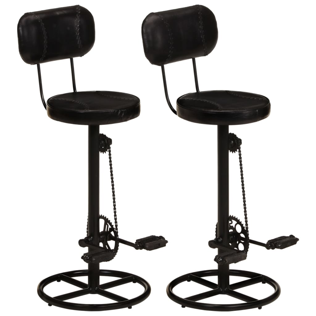 vidaXL Bar Stools 2 pcs Solid Reclaimed Wood