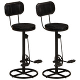 vidaXL Bar Stools 2 pcs Solid Reclaimed Wood