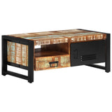 vidaXL Salontafel 100x50x40 cm ruw mangohout