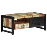 vidaXL Salontafel 100x50x40 cm ruw mangohout