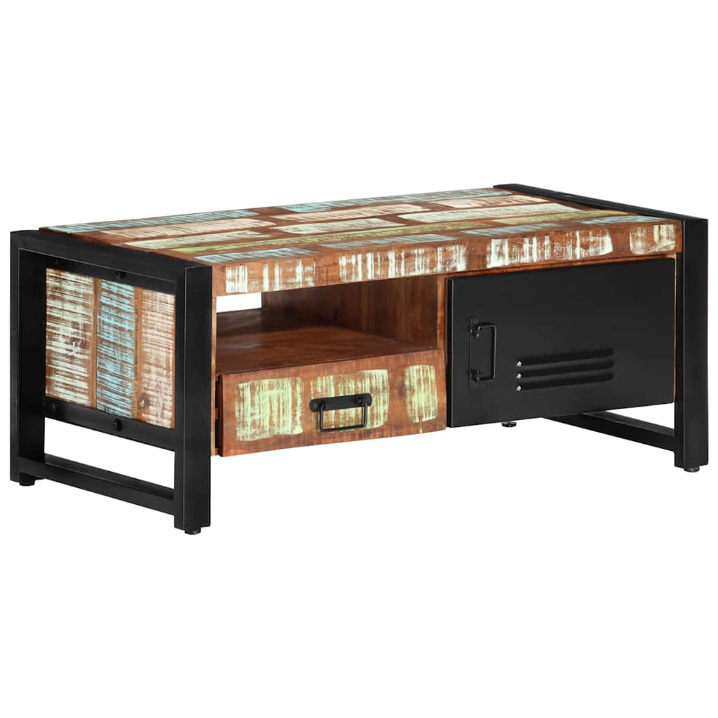 vidaXL Salontafel 100x50x40 cm ruw mangohout