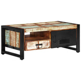 vidaXL Salontafel 100x50x40 cm ruw mangohout