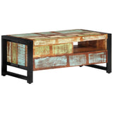 vidaXL Salontafel 100x50x40 cm ruw mangohout