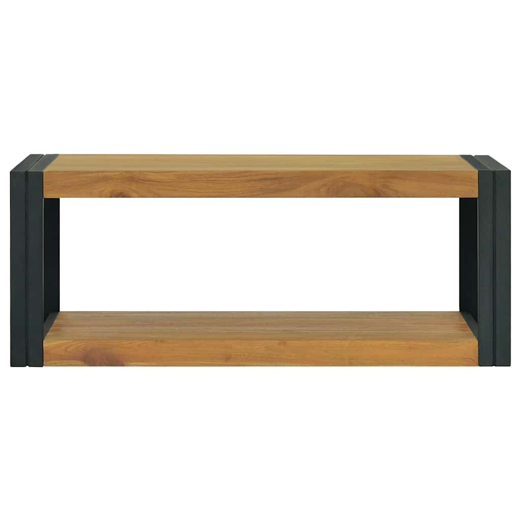 vidaXL Bathroom Wall Cabinet 45x45x35 cm Solid Teak Wood