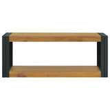 vidaXL Bathroom Wall Cabinet 45x45x35 cm Solid Teak Wood