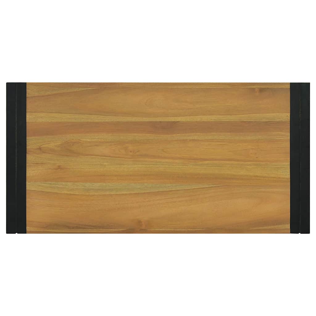 vidaXL Bathroom Wall Cabinet 45x45x35 cm Solid Teak Wood