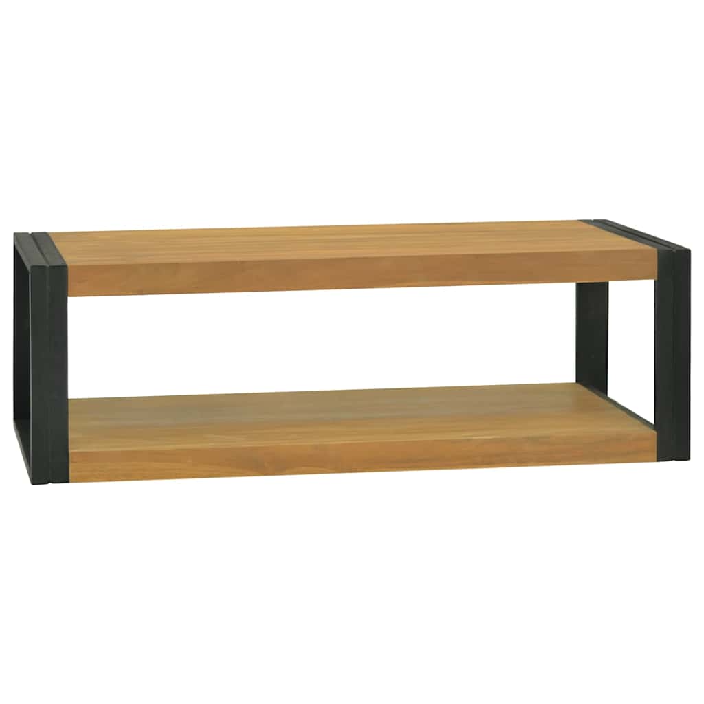 vidaXL Bathroom Wall Cabinet 45x45x35 cm Solid Teak Wood