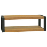 vidaXL Bathroom Wall Cabinet 45x45x35 cm Solid Teak Wood