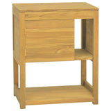 vidaXL Bathroom Cabinet 60x40x75 cm Solid Teak