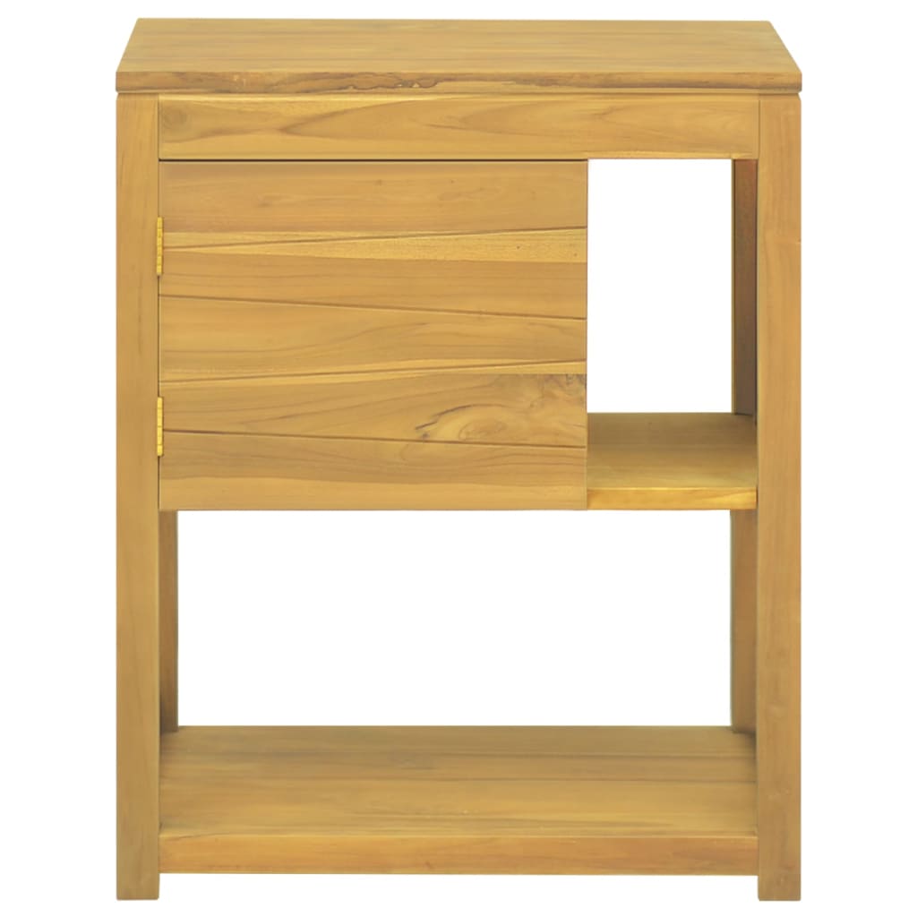 vidaXL Bathroom Cabinet 60x40x75 cm Solid Teak