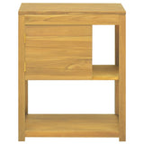 vidaXL Bathroom Cabinet 60x40x75 cm Solid Teak
