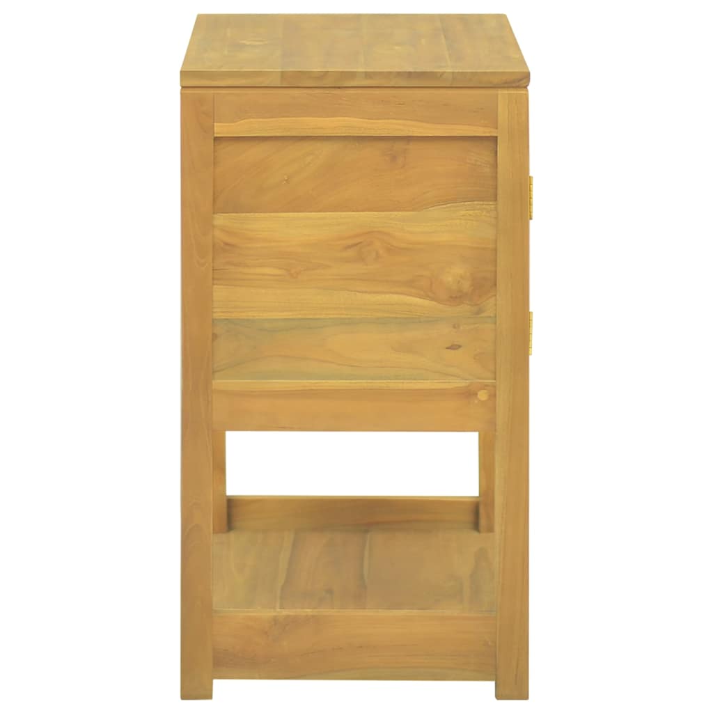 vidaXL Bathroom Cabinet 60x40x75 cm Solid Teak