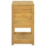 vidaXL Bathroom Cabinet 60x40x75 cm Solid Teak