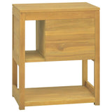 vidaXL Bathroom Cabinet 60x40x75 cm Solid Teak