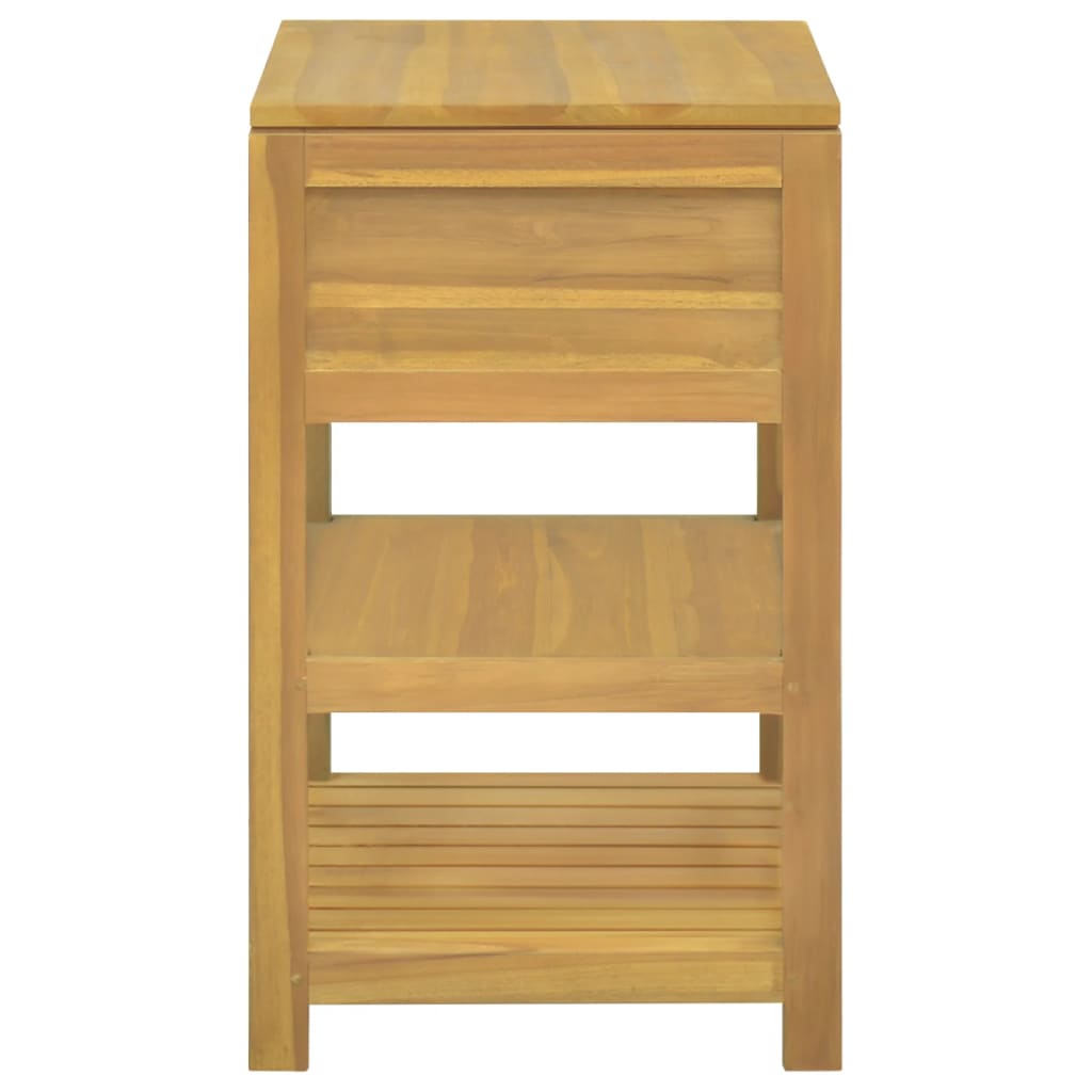 vidaXL Badkamerkast 60x45x75 cm massief teakhout