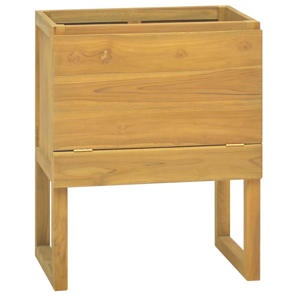 vidaXL Badkamerkast 41x40x75 cm massief teakhout