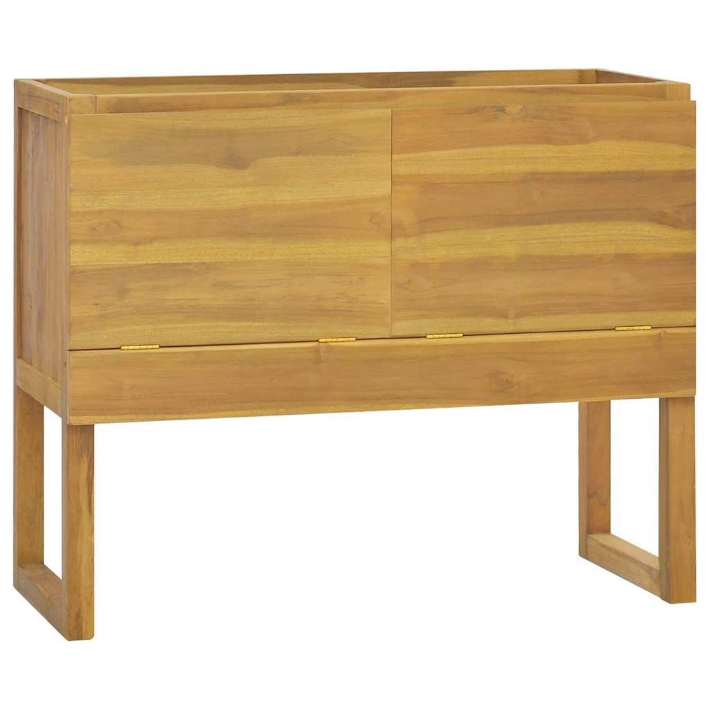 vidaXL Badkamerkast 41x40x75 cm massief teakhout