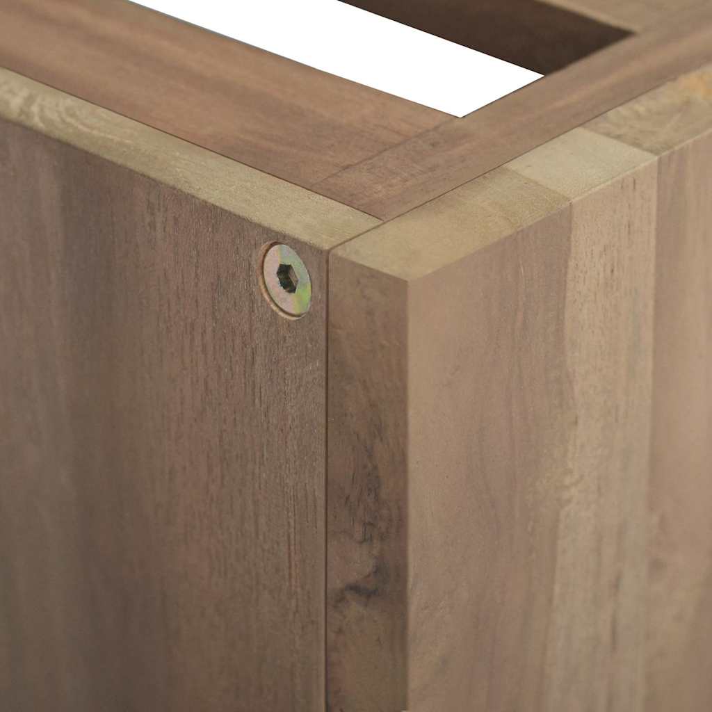 vidaXL Badkamerwandkast 46x25,5x40 cm massief teakhout