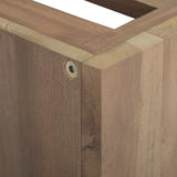 vidaXL Badkamerwandkast 46x25,5x40 cm massief teakhout