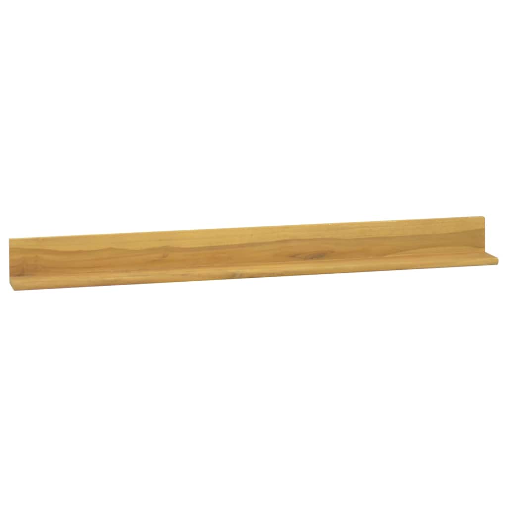 vidaXL Wandschappen 2 st 60x10x10 cm massief teakhout