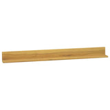 vidaXL Wandschappen 2 st 60x10x10 cm massief teakhout