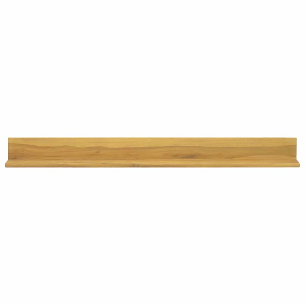 vidaXL Wandschappen 2 st 60x10x10 cm massief teakhout