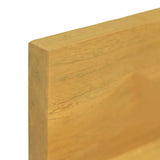vidaXL Wandschappen 2 st 60x10x10 cm massief teakhout