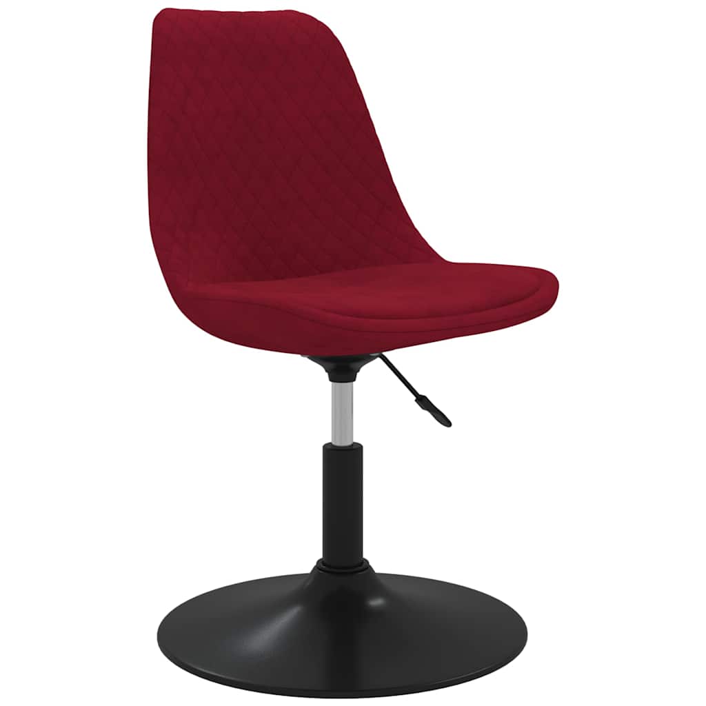vidaXL Eetkamerstoelen draaibaar 4 st fluweel roze