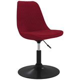 vidaXL Eetkamerstoelen draaibaar 4 st fluweel roze
