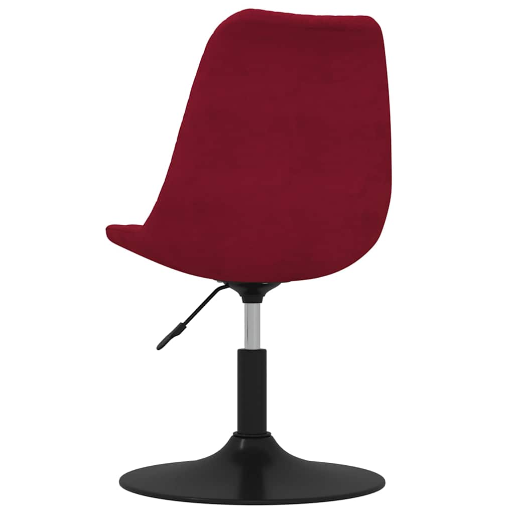 vidaXL Eetkamerstoelen draaibaar 4 st fluweel roze