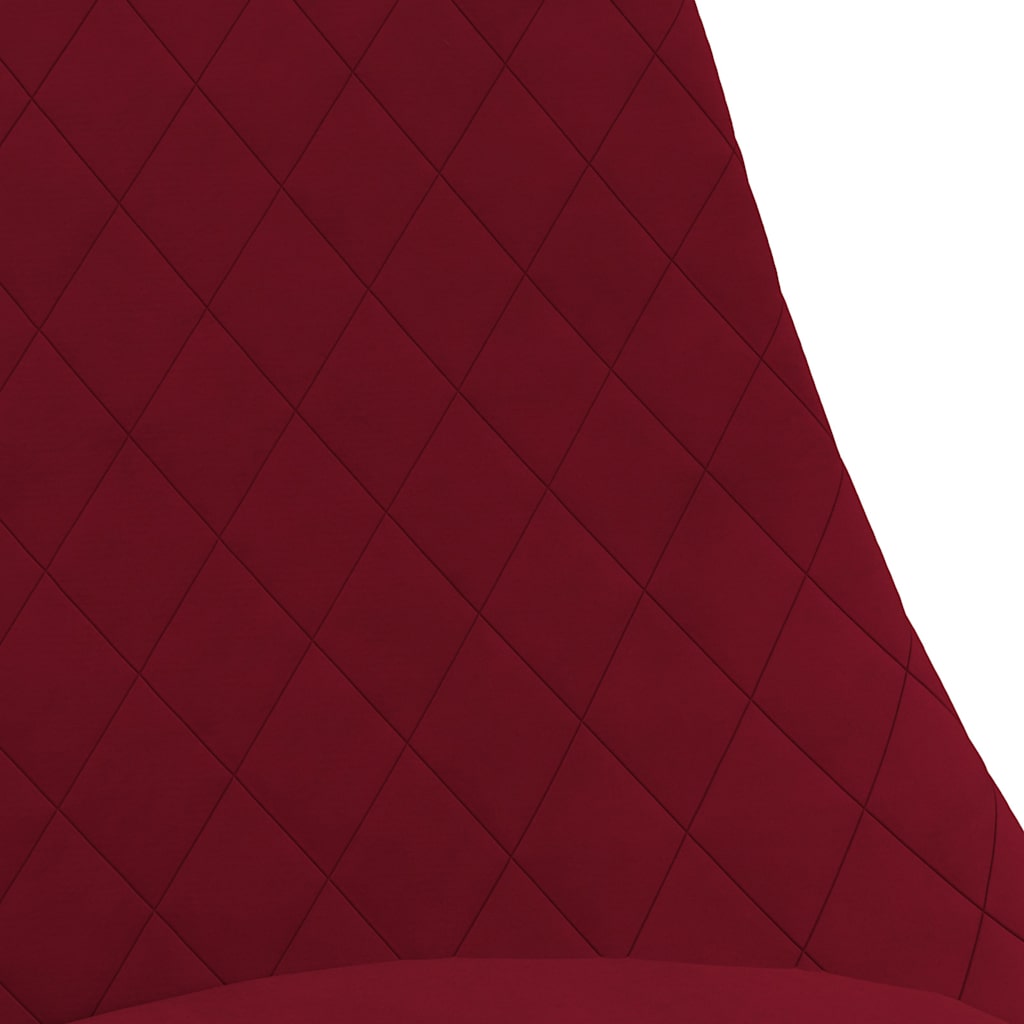 vidaXL Eetkamerstoelen draaibaar 4 st fluweel roze