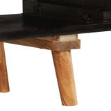 vidaXL Tv-meubel 140x30x45 cm ruw mangohout en massief acaciahout