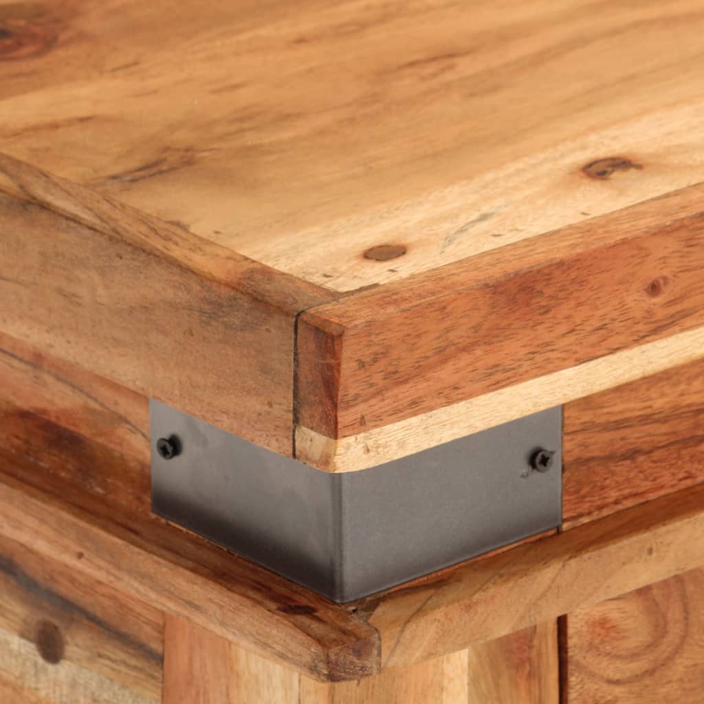 vidaXL Nightstand 40x30x51 cm solid acacia wood