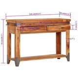 vidaXL Nightstand 40x30x51 cm solid acacia wood