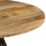 vidaXL Dining Table 110x75 cm Solid Mango Wood