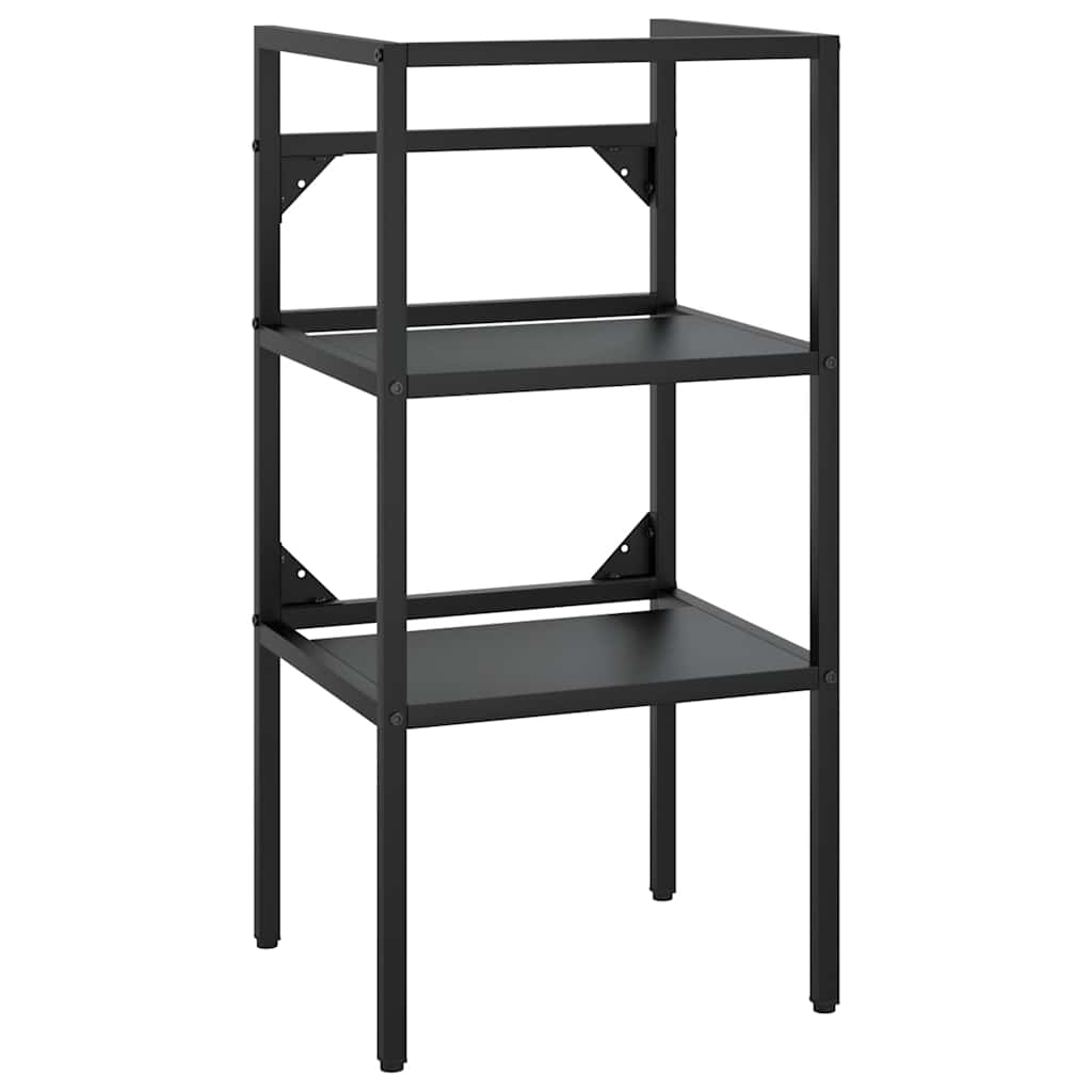 vidaXL Wastafelframe 40x38x83 cm ijzer wit