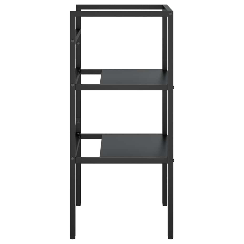 vidaXL Wastafelframe 40x38x83 cm ijzer wit